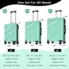 ORRD 3-Piece Luggage Set, Lightweight ABS Hardshell Suitcases with Spinner Wheels & TSA Lock (20/24/28") - 3 of 4
