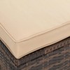 Chic Crate - Parkhurst 3-Person All-Weather Rattan Outdoor Sectional Set with Beige Cushions - 3 of 4