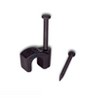 SatelliteSale Flex Single or Dual Cable White or Black Screw Nail Clips 100 Pcs - 2 of 4