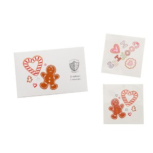 Daydream Society - Baking Spirits Bright Cookie Temporary Tattoos - Pack of 2 Tattoos - 1 of 2