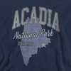 Men's Acadia National Park State Line Crewneck Sweatshirt - 2 of 4
