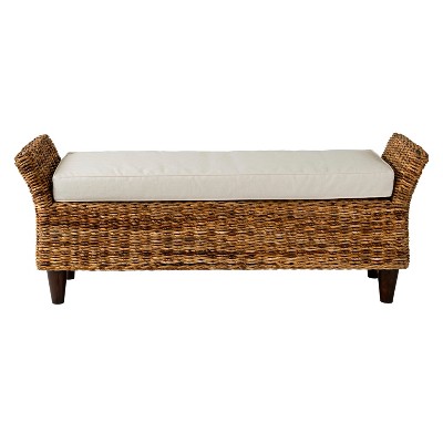 Cline Abaca Bench - Brown - East At Main