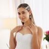 Unique Bargains Women's Rhinestone Faux Pearl Hair Barrettes 1 Pc - 3 of 4