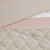 NicBex 8 Pcs Transitional Comforter Set Bedding Set with Embroidery Quilted and Damask Print Detailing Quilt Set, Machine Washable - 4 of 4