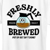 Women's - Instant Message - Freshly Brewed Pot Get Sh-t Done Short Sleeve Graphic T-Shirt - 2 of 4