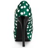 Allegra K Women's Polka Dots Platform Round Toe Ankle Strap Stiletto High Heel Pumps - 3 of 4