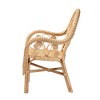 bali & pari Putri Modern Bohemian Natural Rattan Arm Chair - 4 of 4