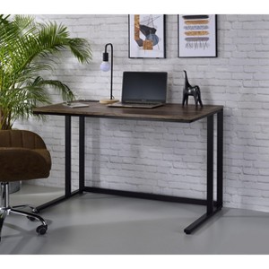 PAGED Home Office Desk 37.5" L Simple Modern Computer Desk with Keyboard Tray, Shelves, Storage Drawer for Office, Study - 1 of 4