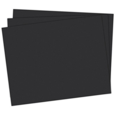 School Smart Railroad Board, 22 x 28 Inches, 6-Ply, Black, Pack of 25