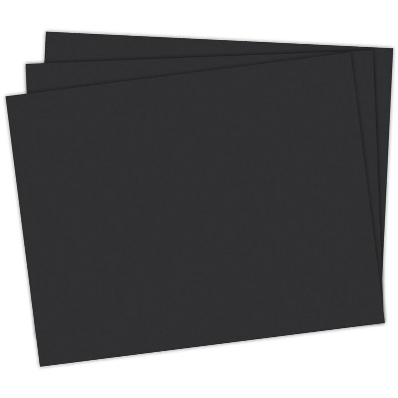 School Smart Railroad Board, 22 x 28 Inches, 4-Ply, Black, Pack of 25, 1 of 6