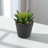 Unique Bargains Artificial Plants Plastic Green 2.76"x2.76"x3.54" 1 Pcs - 2 of 4