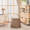 Nordlys Bouclé with Rope Pouf Vintage Style Upholstery Living Room - 3 of 4