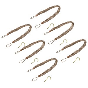 Unique Bargains Hand Woven Decorative Braided Curtain Tiebacks - 1 of 4