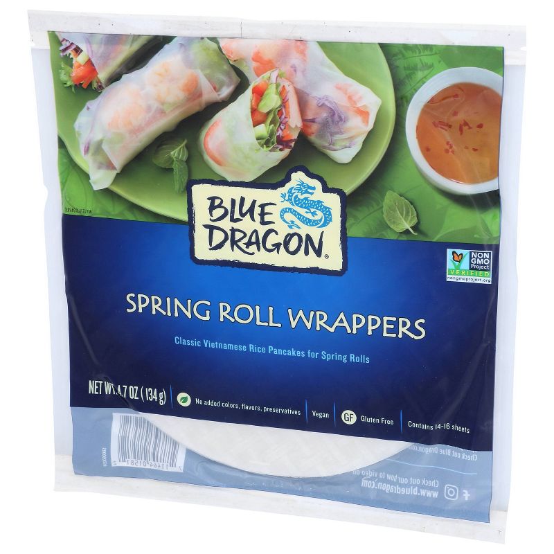 Blue Dragon Vegan Spring Wrappers - 4.7oz/16ct, 4 of 6