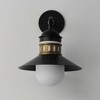 Maxim Lighting Admiralty 1 - Light Wall Light in  Black/Antique Brass - 3 of 3