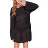 Girl Swimsuit Crochet Swim Cover Up Summer Bathing Suit Swimwear Knit Pullover Beach Dress - 2 of 4