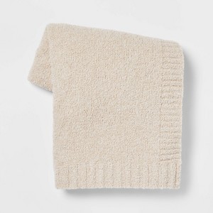 Cozy Knit Throw Blanket - Threshold™ - 1 of 4