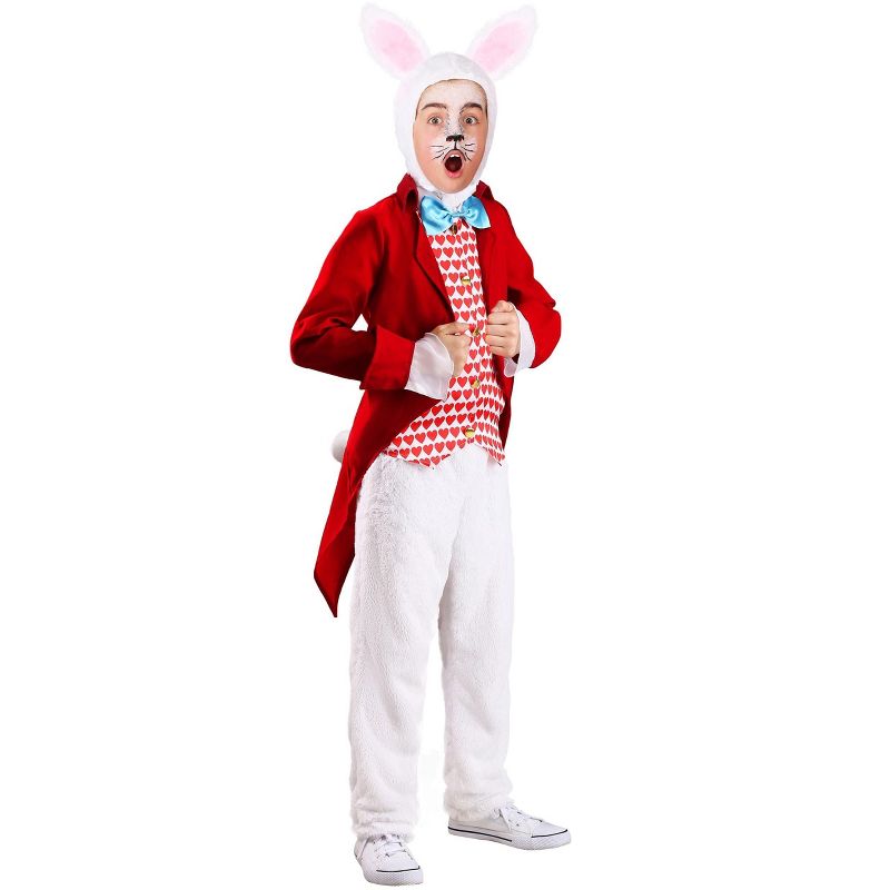 HalloweenCostumes.com Kids Dignified White Rabbit Costume, 1 of 4