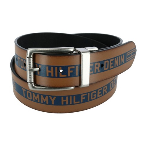 Tommy Hilfiger Leather Reversible Belt in Blue for Men