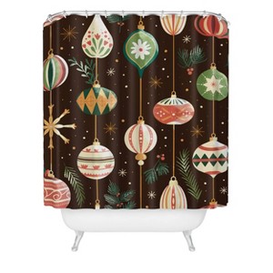 Deny Designs Emanuela Carratoni Christmas Decorations Shower Curtain - 1 of 3