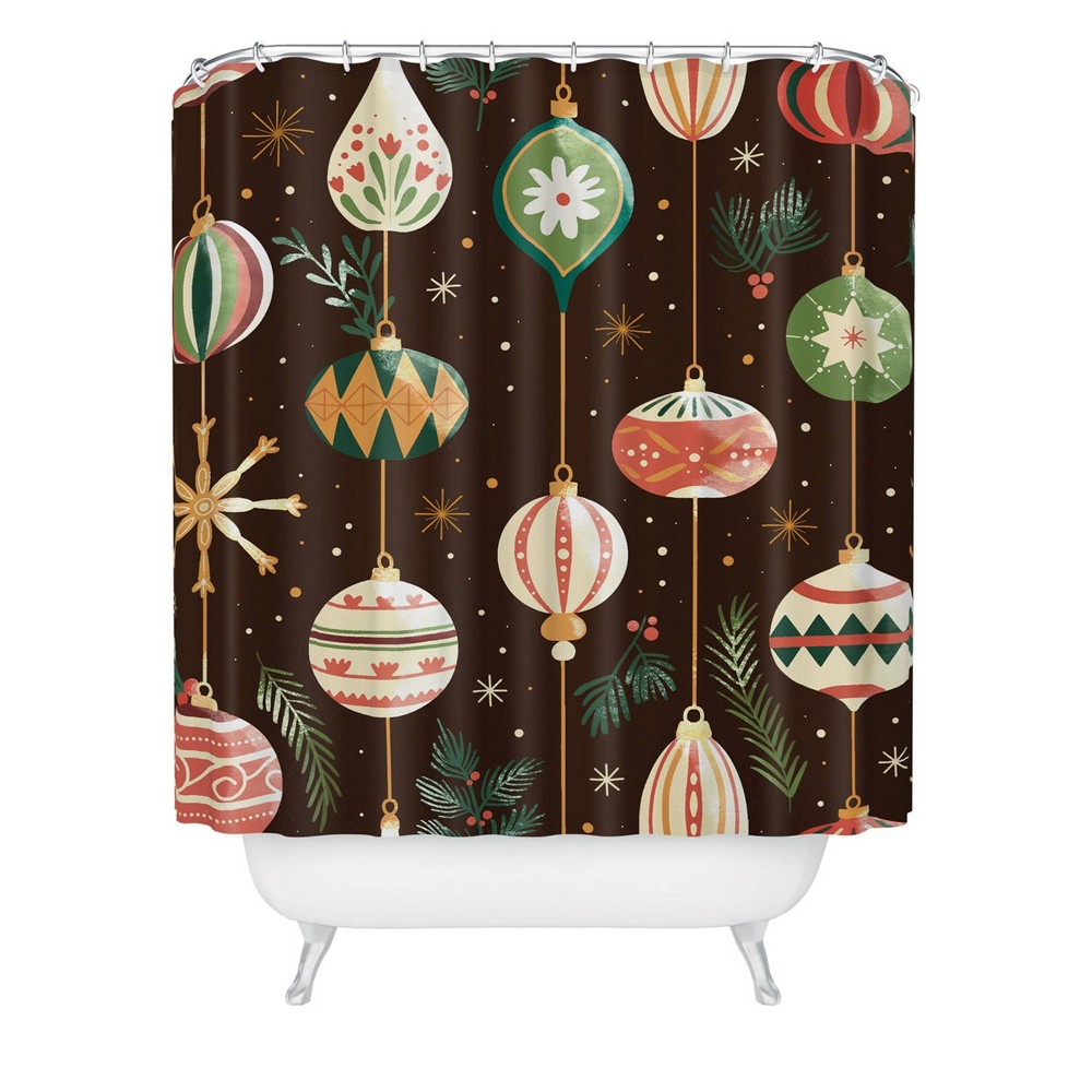 Photos - Shower Curtain Deny Designs Emanuela Carratoni Christmas Decorations 