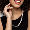 EVERLY JEWELRY | Sterling Silver 8-9mm Cultured Freshwater Pearl Necklace, 18 inc - 4 of 4