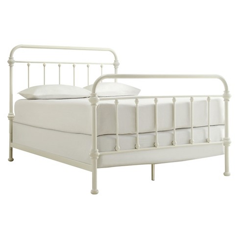 Tilden Standard Metal Bed - White (Queen) : Target
