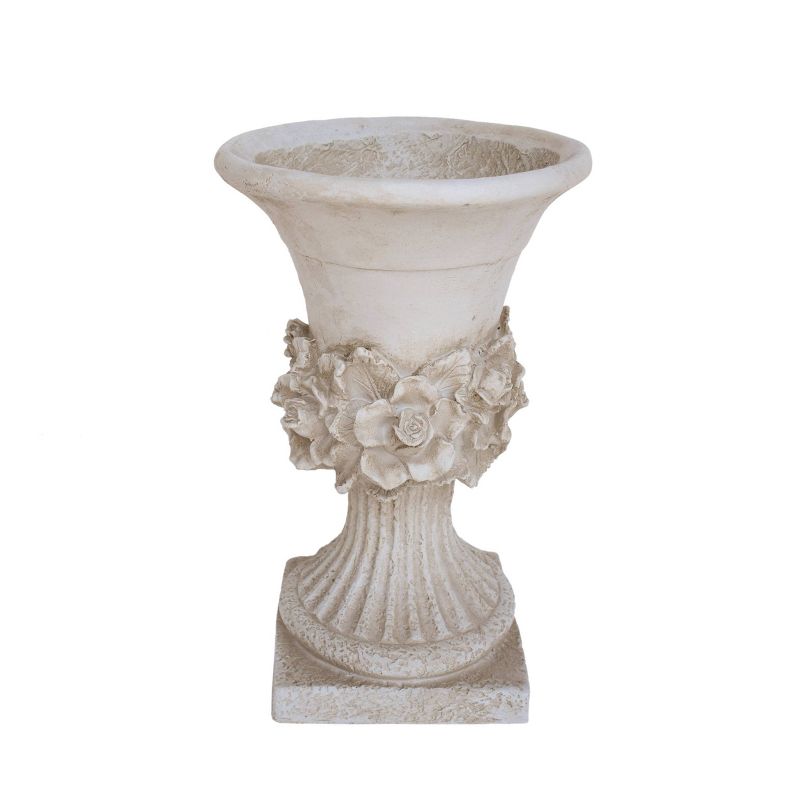20&#34; Wide Planter Calliope Lightweight Concrete Patio Urn White - Christopher Knight Home, 1 of 7
