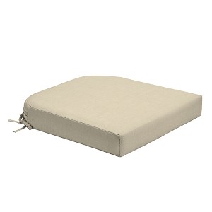ARDEN Foam Outdoor Round Back Seat Cushion, 20 x 19, made with ProFoam, Rain-proof, Fade Resistant - 1 of 4