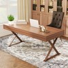 HOMCOM Area Rug, Vintage Machine Washable Rug, Non-Slip Floor Carpet for Living Room, Bedroom, Dining Room, Home Office - 2 of 4