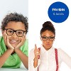 4E's Novelty Nerd Glasses for Women & Men - Perfect Non Prescription Fake Glasses with Black Frame Clear Lenses Fake Glasses, Nerd Costume Accessory - 3 of 4