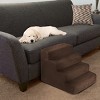 PETMAKER 4-Step Foam Pet Stairs for Puppies, Kittens, and Older Pets (Tan) - image 2 of 4