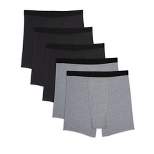 Big + Tall Essentials by DXL 5 Pack Assorted Boxer Briefs - Men's Big and Tall