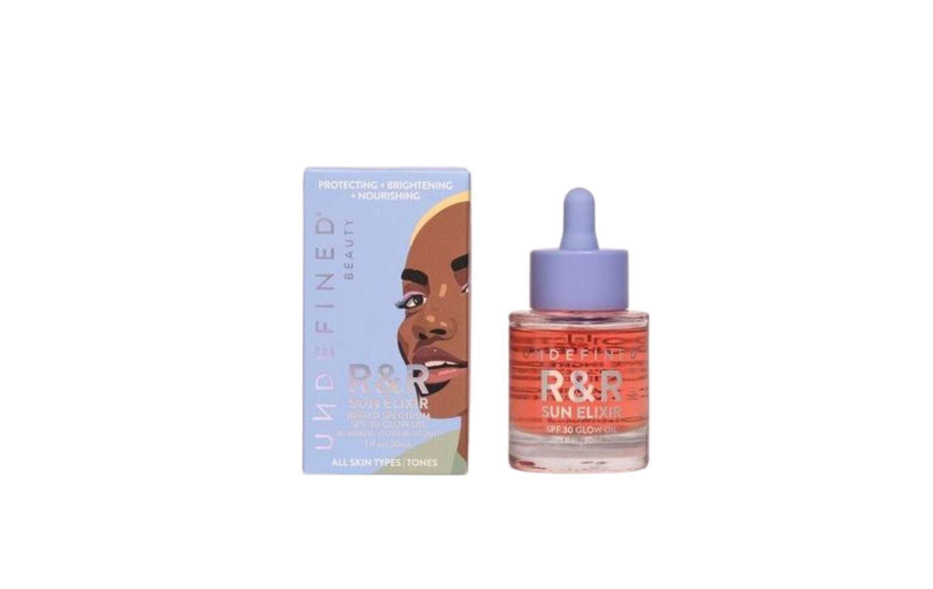 Undefined Beauty R&R Sun Elixir Facial Glow Oil - SPF 30 - 1fl oz