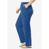 Woman Within Plus Size Tall 7-Day Knit Ribbed Straight Leg Pant - 4 of 4