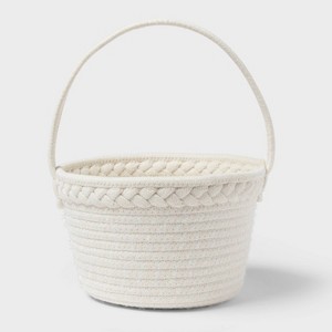 Round Rope Decorative Easter Basket - Spritz™ - 1 of 3