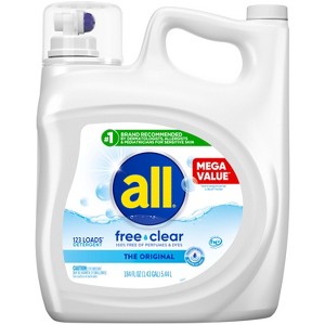 All Liquid Laundry Detergent Free Clear for Sensitive Skin - 1 of 4
