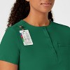 Wink RENEW Women's Mandarin Collar Tuck-In Scrub Top, 4X. - 3 of 4