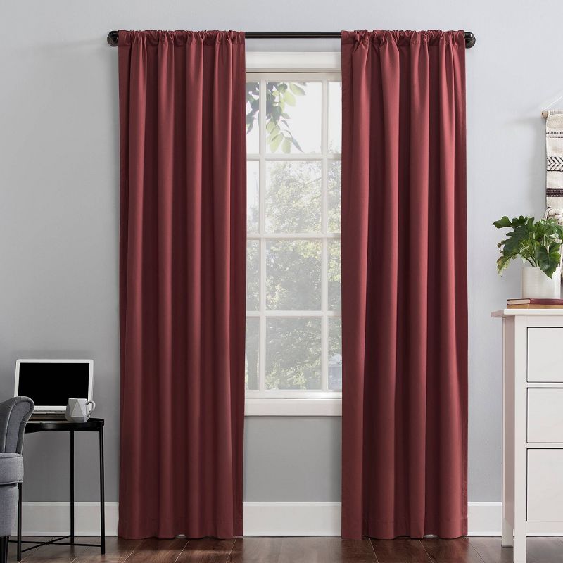 Cyrus Thermal Total Blackout Back Tab Curtain Panel - Sun Zero, 3 of 13