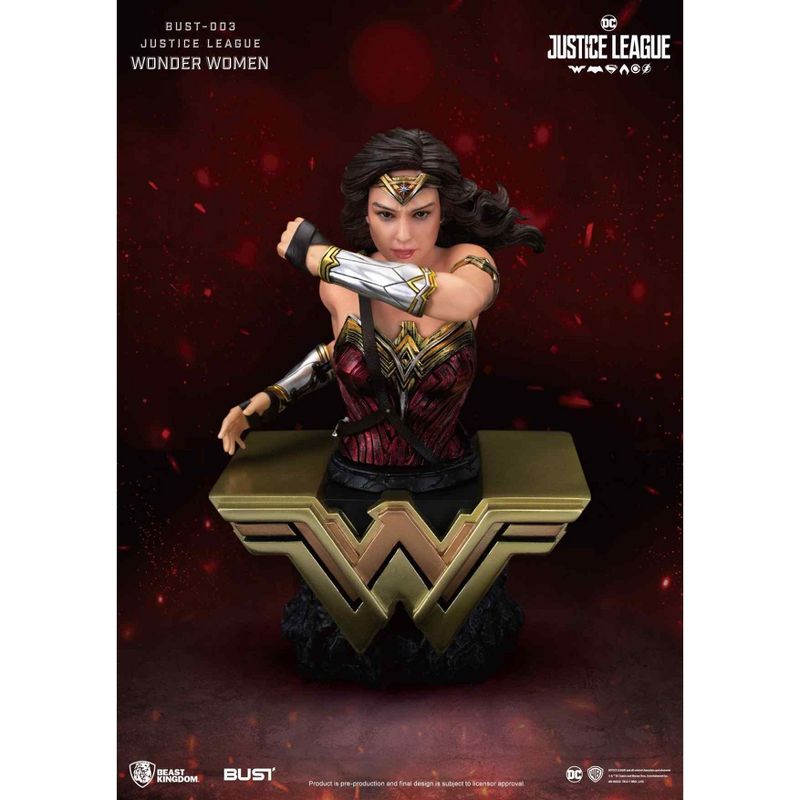 Warner Bros Justice League Series-Wonder Woman (Bust), 1 of 8