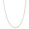 Black Bow Jewelry 1.55mm 14k Yellow Gold Solid Rolo Pendant Chain - 3 of 4