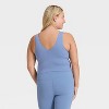 Women's Flex V-Neck Cropped Sports Bra - All In Motion™ - 2 of 4