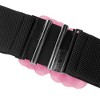 INSPIRE CHIC Women's Elastic Wide Double-Flower Stretch Corset Waist Belt 1 Pc - 3 of 4