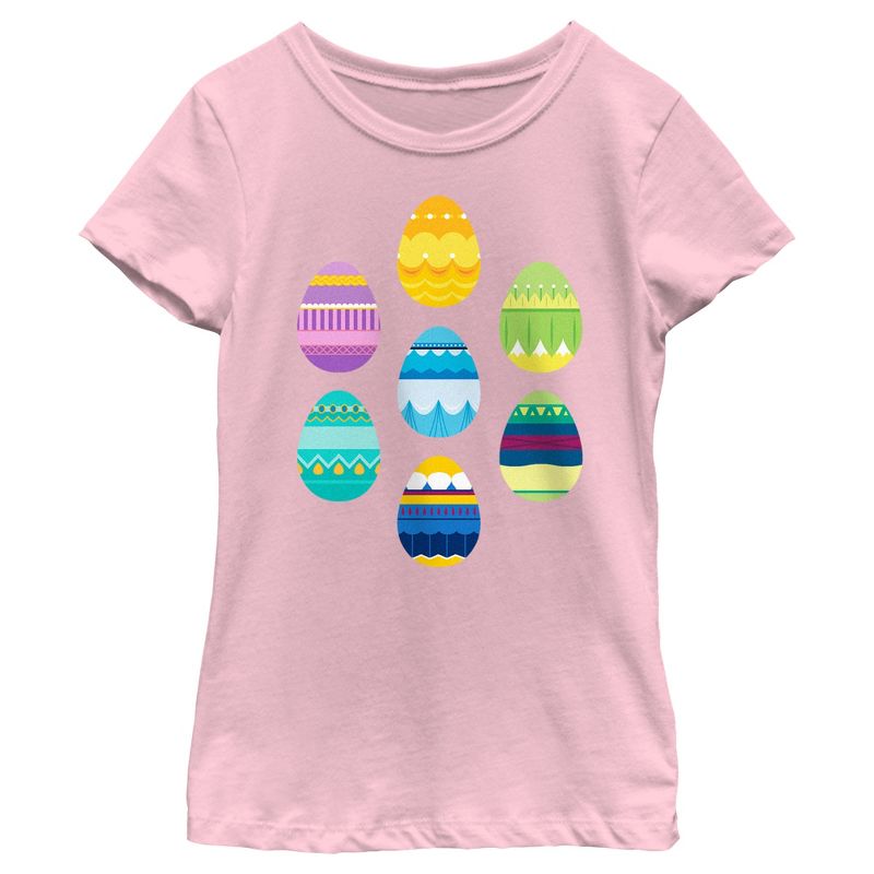 Girl's Disney Princess Easter Eggs T-Shirt, 1 of 5