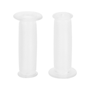 Unique Bargains Bike Handlebar Grips Covers 3.94" Clear 1 Pair - 1 of 4