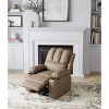 Electric Power Recliner Chair with Heat and Massage, Cup Holders, Extra Wide 26.8" Rocking Recliner for Living Room - 2 of 4