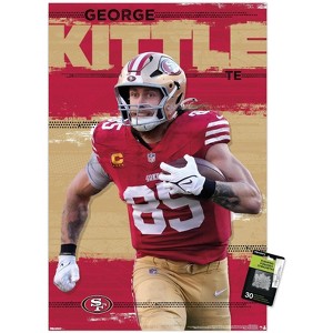 Trends International NFL San Francisco 49ers - George Kittle 25 Unframed Wall Poster Prints - 1 of 4