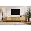 Grungis 2 Drawers TV Stand for TVs Up to 75 Inch,Console Table with Solid Wood Legs for Bedroom,Living Room - 2 of 4