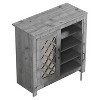 Galano 30.2 in. H x 30.9 in. W Wood Shoe Cabinet - 4 of 4