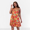 Rebdolls Women's Island Dream Tropical Print Shift Mini Dress - image 2 of 4